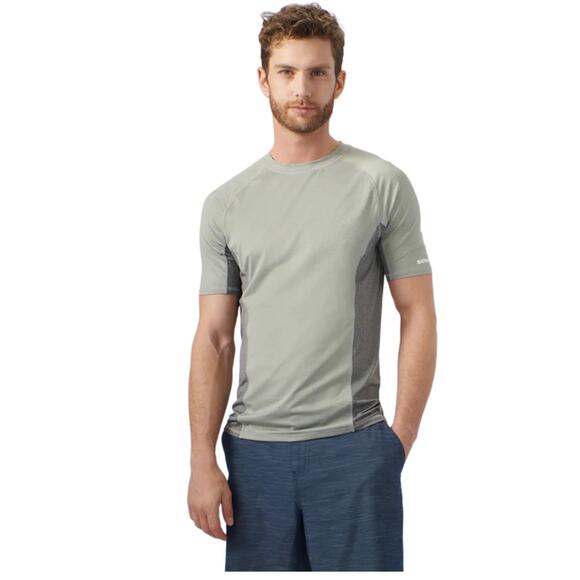 SeaDoo Men's Short Sleeve Performance Rashguard, Smoke, Size XL, NWT - Picture 1 of 8